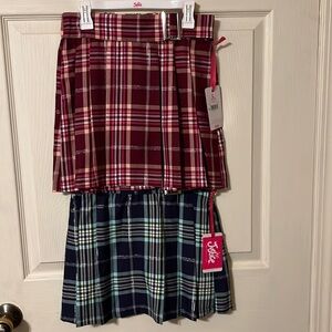*NWT* Lot of 2 Justice skorts (Large 12/14)